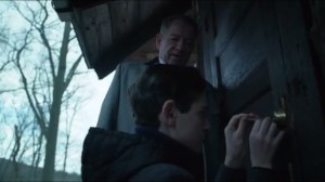Pinewood- Bruce and Alfred arrive at a cabin in the woods