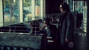 The Collapse of Nature- Beth and Art talk at the diner when Angela arrives