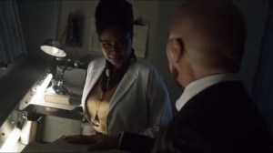 Azrael- Strange tells Peabody that he'll create a story for Galavan