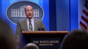 Nevada- Mike attempts to speak with the press