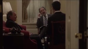 Thanksgiving- Dan shares his theory about Tom James with Ben and Kent