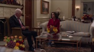 Thanksgiving- Doyle tells Selina that he wants to be Secretary of State