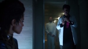 Transference- Peabody about to inject Fish