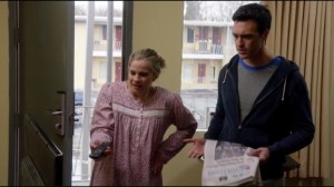 Camp David- Amy shows Dan an NRA attack ad on Judy Sherman