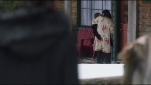 Camp David- Minna and the Chinese spot Catherine kissing Marjorie