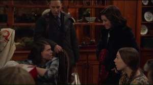 Camp David- Selina gives Marjorie the silk that the Chinese gave her