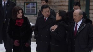 Camp David- Selina takes the Chinese delegation on a walk