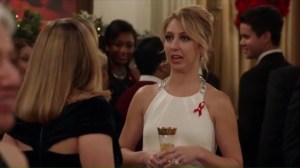 Congressional Ball- Candi Caruso tells Amy that she's engaged