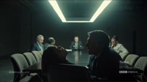 From Dancing Mice to Psychopaths- Dr. Van Lier activates the bot in Evie's mouth