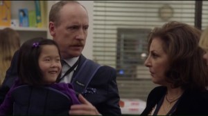 Inauguration- Mike and Wendy with their possibly six year old child