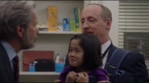 Inauguration- Mike introduces his baby to Kent