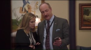 Inauguration- Mike shows Amy a picture of his Chinese baby