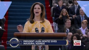 Inauguration- President Laura Montez gives her inaugural address