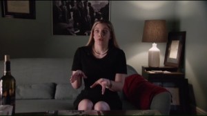 Kissing Your Sister- Amy keeps starting over her interview