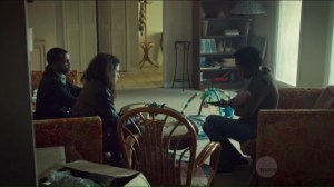 The Mitigation of Competition- Kendra shows Art and Sarah a hidden video