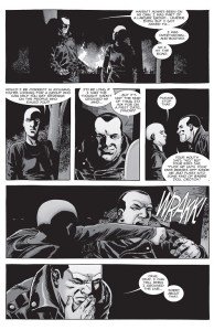 The Walking Dead #155- Alpha punches Negan