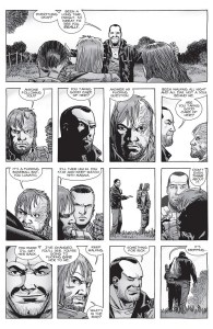 The Walking Dead #157- Negan approaches Dwight's group