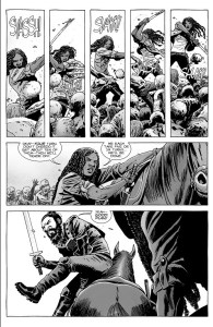 the-walking-dead-163-michonne-and-jesus-plan-to-cut-down-a-few-roamers-at-a-time