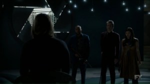 Chapter 15- Ptonomy, Clark, and Kerry find Syd on the Admiral's pedestal- Legion FX Marvel