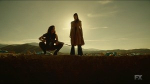 Chapter 18- Lenny and Kerry stand next to the hole- Legion FX Marvel