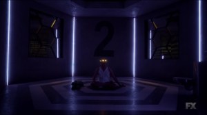 Chapter 19- Farouk in his cell after whispering to a mouse- Legion FX Marvel