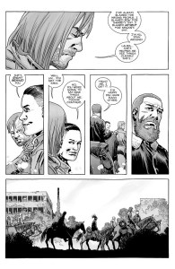 The Walking Dead #182- Dwight says nice things about Laura