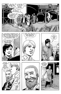 The Walking Dead #182- Rick introduces Pamela to Maggie at the Hilltop