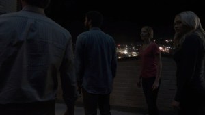 eMergence- John, Reed, Caitlin, and Lauren watch the electrical interference
