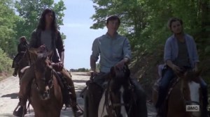 A New Beginning- Alden tells Ken, played by AJ Achinger, about Marcos wanting to learn the trade- The Walking Dead