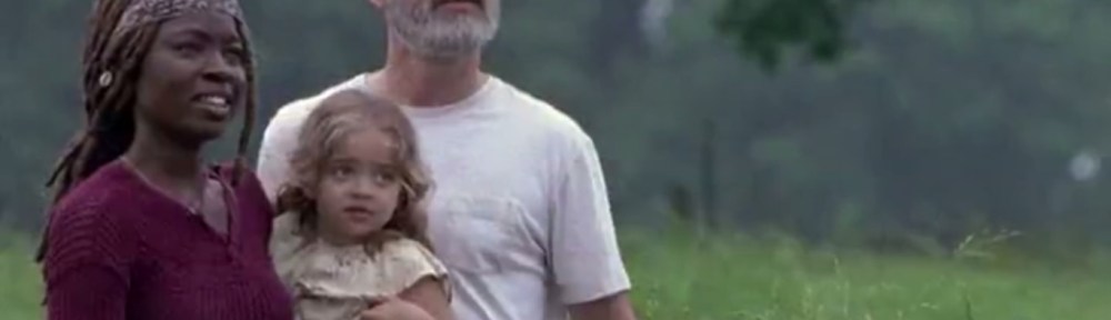 A New Beginning- Michonne, Judith, and Rick watch the birds