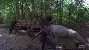 A New Beginning- Pulling the wagon- The Walking Dead