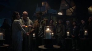 afterMath- Marcos takes Glow's hand as the Morlocks prepare to brand her- The Gifted, Fox, X-Men