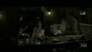 outMatched- Caitlin prepares to inject Graph with hypertrexone- The Gifted, Fox, X-Men