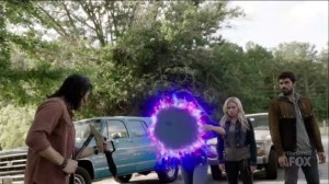 outMatched- Clarice creates a portal as she and John prepare to head into the hospital- The Gifted, Fox, X-Men