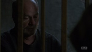 The Bridge- Earl tells Maggie about his past drinking problems- AMC, The Walking Dead