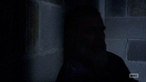 The Bridge- Negan in the shadows- AMC, The Walking Dead