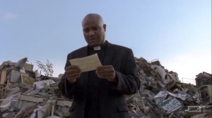 The Obliged- Gabriel reads a letter from Jadis- AMC, The Walking Dead