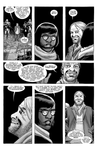 The Walking Dead #184- Eugene talks with Stephanie about the possibility of getting around through trains