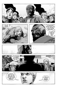 The Walking Dead #184- Pamela and Mercer stop the riot