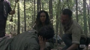 Warning Signs- Beatrice found knocked out in the woods- AMC, The Walking Dead