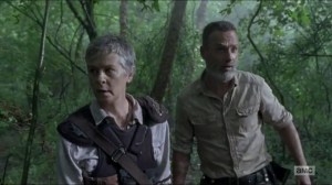 Warning Signs- Carol and Rick search for Arat- AMC, The Walking Dead