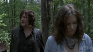 Warning Signs- Daryl and Maggie discuss Rick's methods- AMC, The Walking Dead