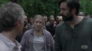 Warning Signs- Fight about to break out between Saviors and other communities- AMC, The Walking Dead