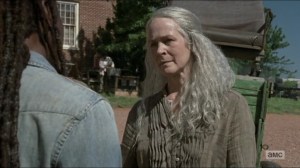 Evolution- Carol and Michonne talk about their losses- The Walking Dead, AMC