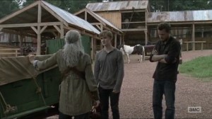 Evolution- Henry bids farewell to Carol- The Walking Dead, AMC