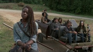 Evolution- Michonne and the newcomers arrive at the Hilltop- The Walking Dead, AMC