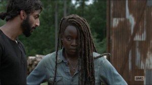 Evolution- Siddiq tells Michonne that it's good that they have arrived at the Hilltop- The Walking Dead, AMC