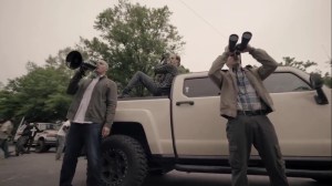 iMprint- Jace and Purifiers rally outside the Baltimore mutant station- The Gifted, Fox, X-Men