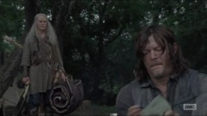Stradivarius- Daryl brings Carol and Henry to his camp- The Walking Dead, AMC