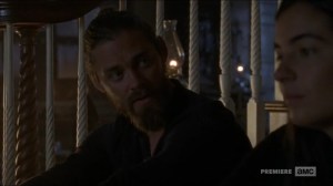 Stradivarius- Jesus and Tara talk about Maggie- The Walking Dead, AMC